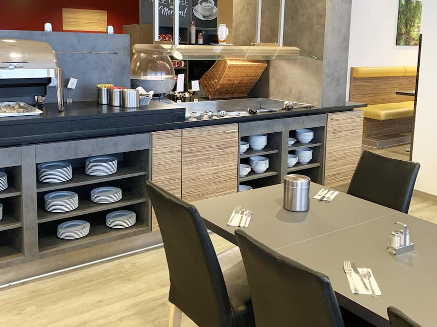 Daily buffet breakfast (EUR 22.00 per person)