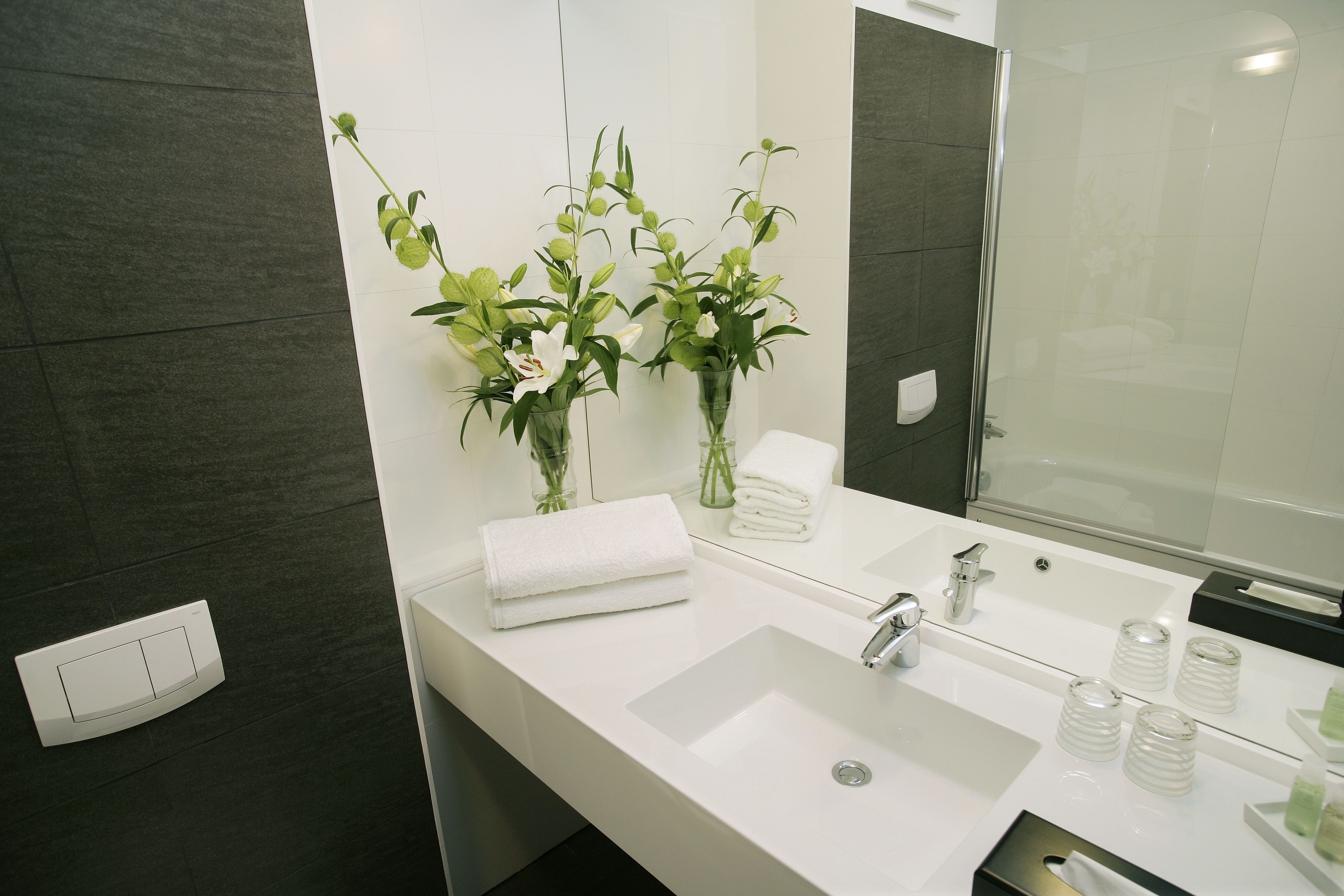 shower, free toiletries, hair dryer, slippers