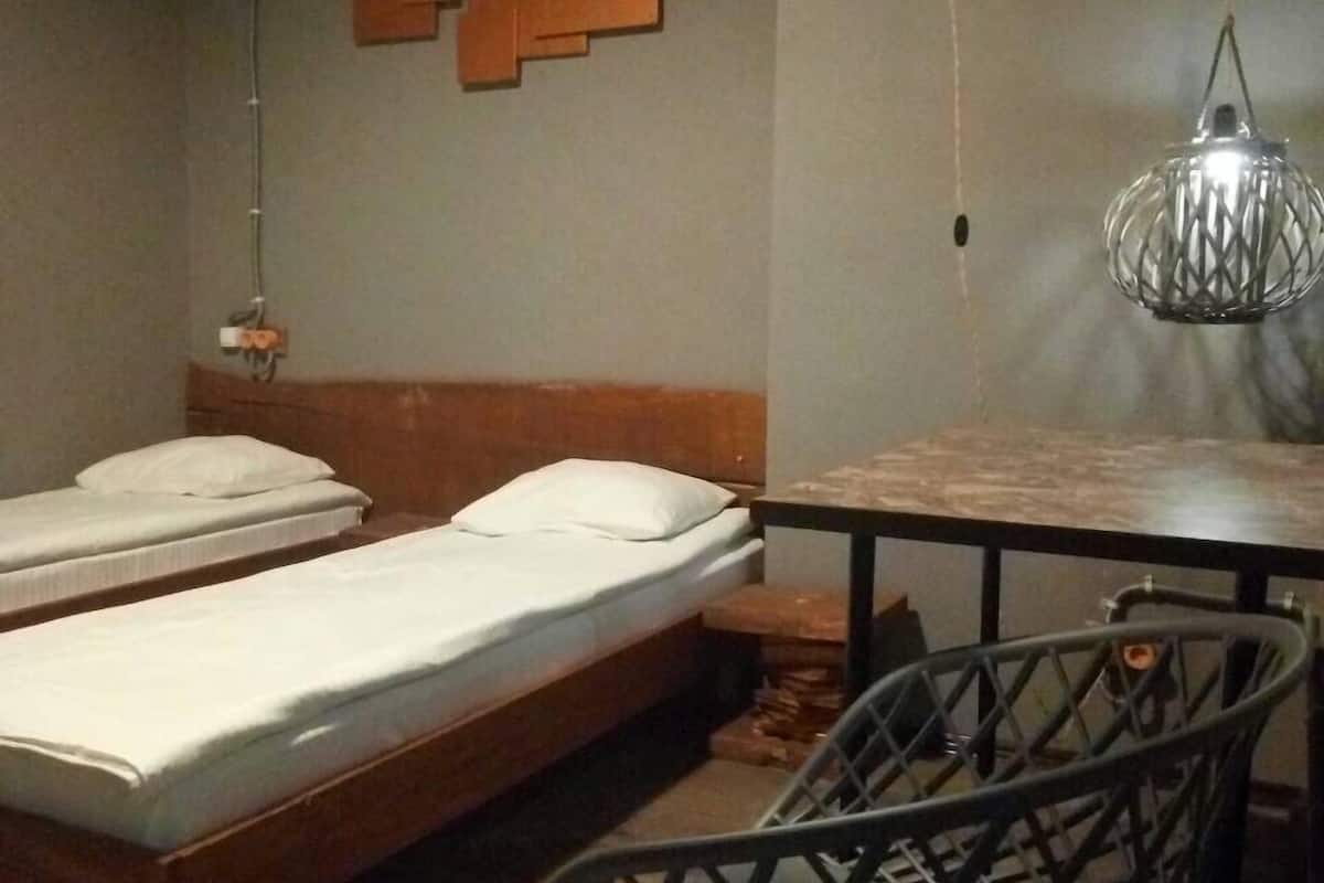 Standard Twin Room, 2 Twin Beds | Desk, soundproofing, iron/ironing board (on request), WiFi (free)
