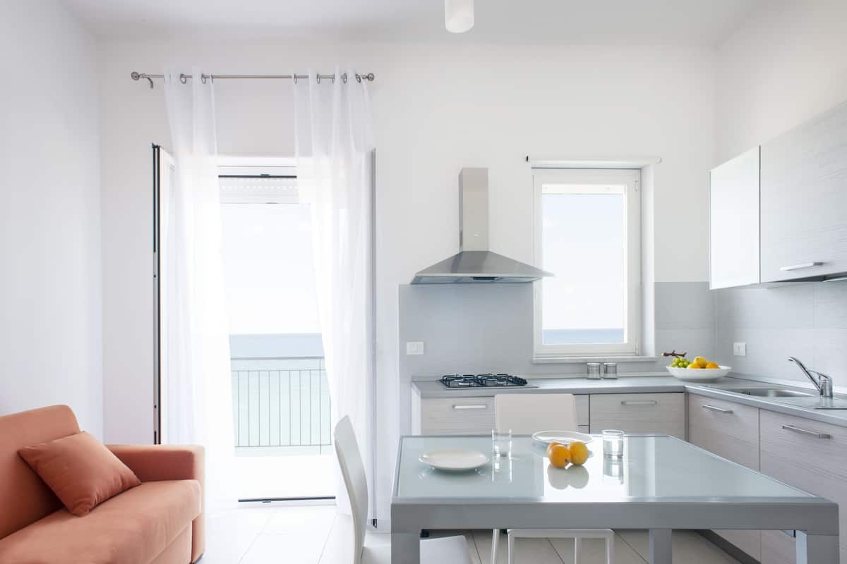 Appartement Deluxe, 1 chambre, vue mer | 1 chambre, literie de qualité supérieure
