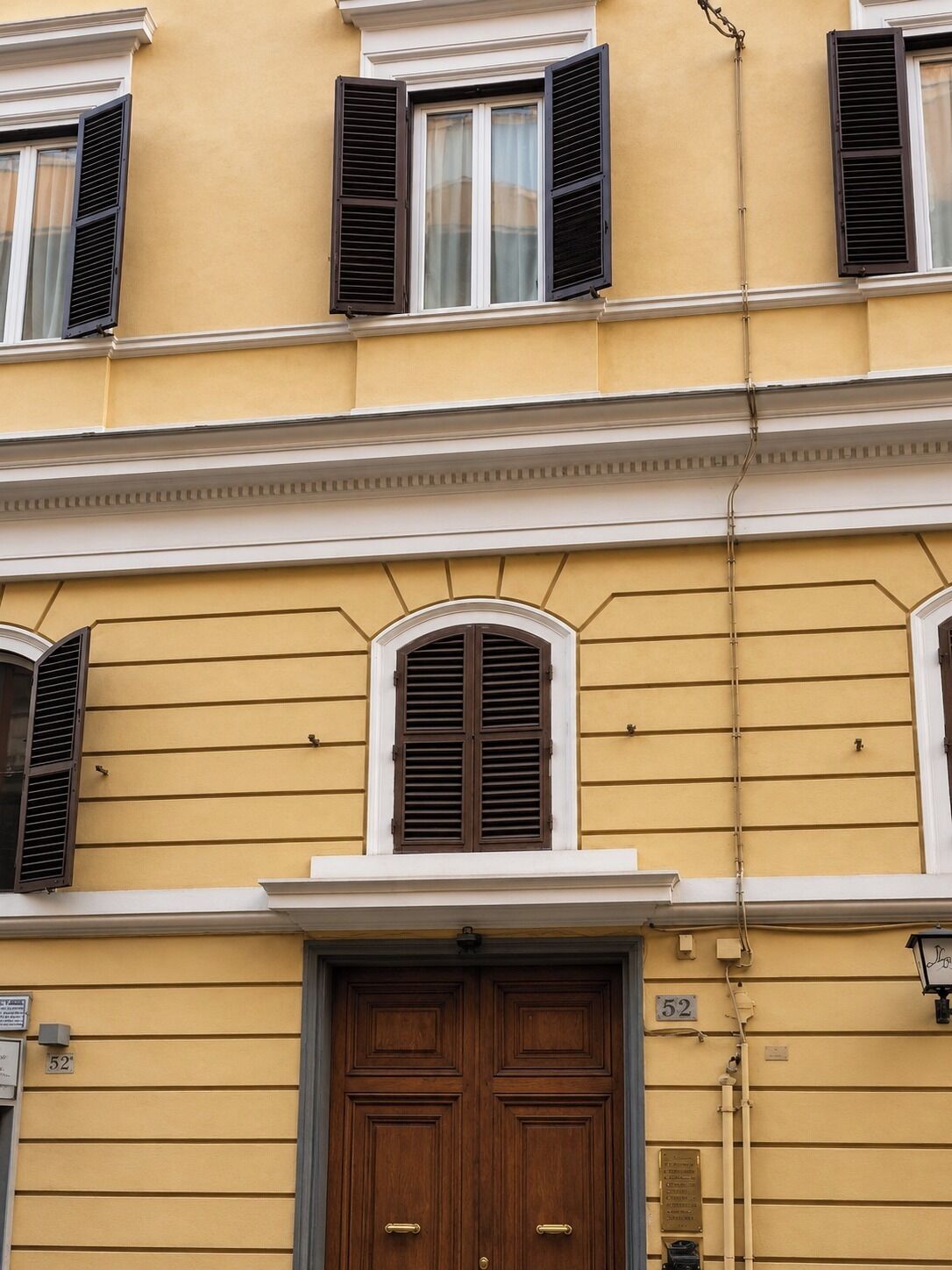 Fassade der Unterkunft