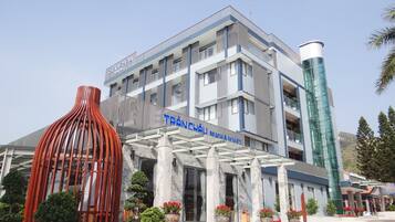 Voorkant van accommodatie