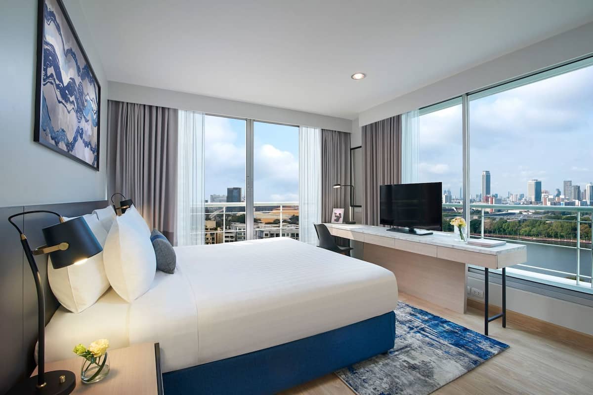 In-room safe, desk, blackout drapes, iron/ironing board