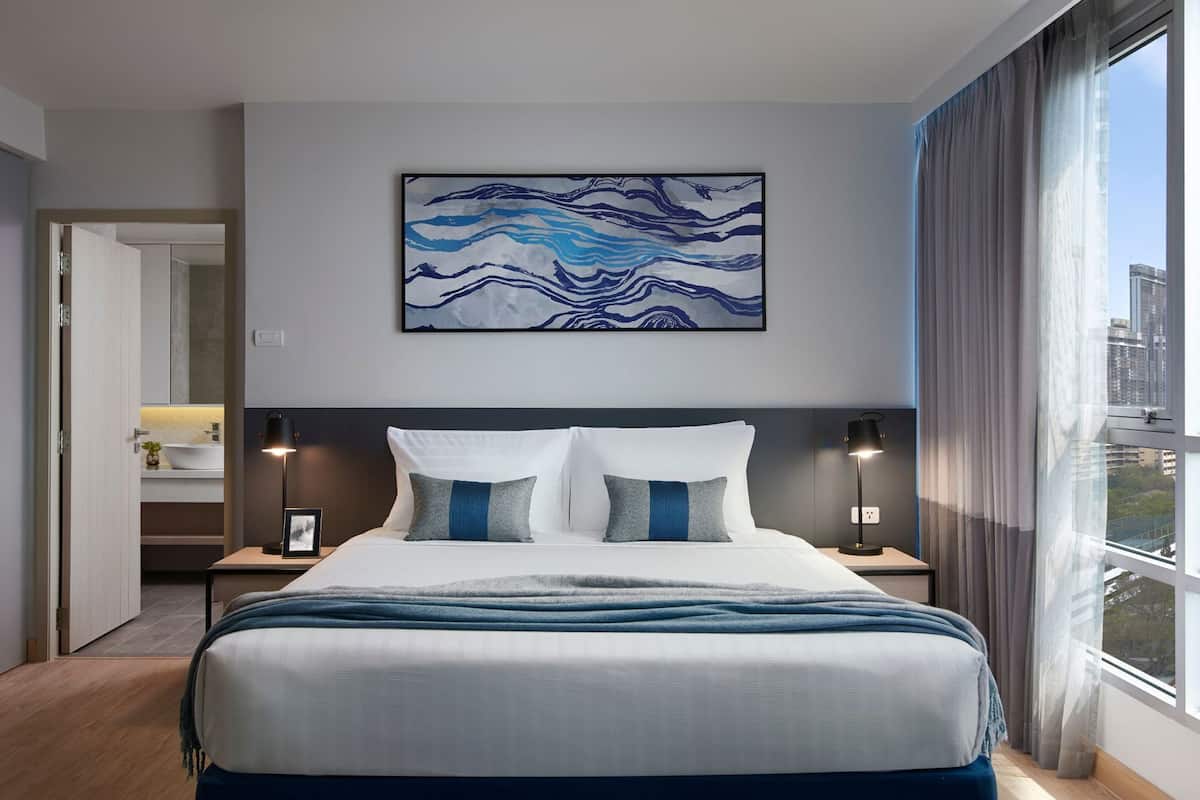 In-room safe, desk, blackout drapes, iron/ironing board