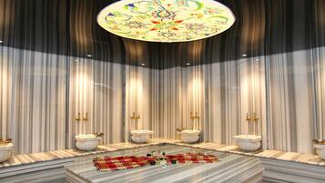 Turkish bath, body treatments, body wraps, body scrubs, facials