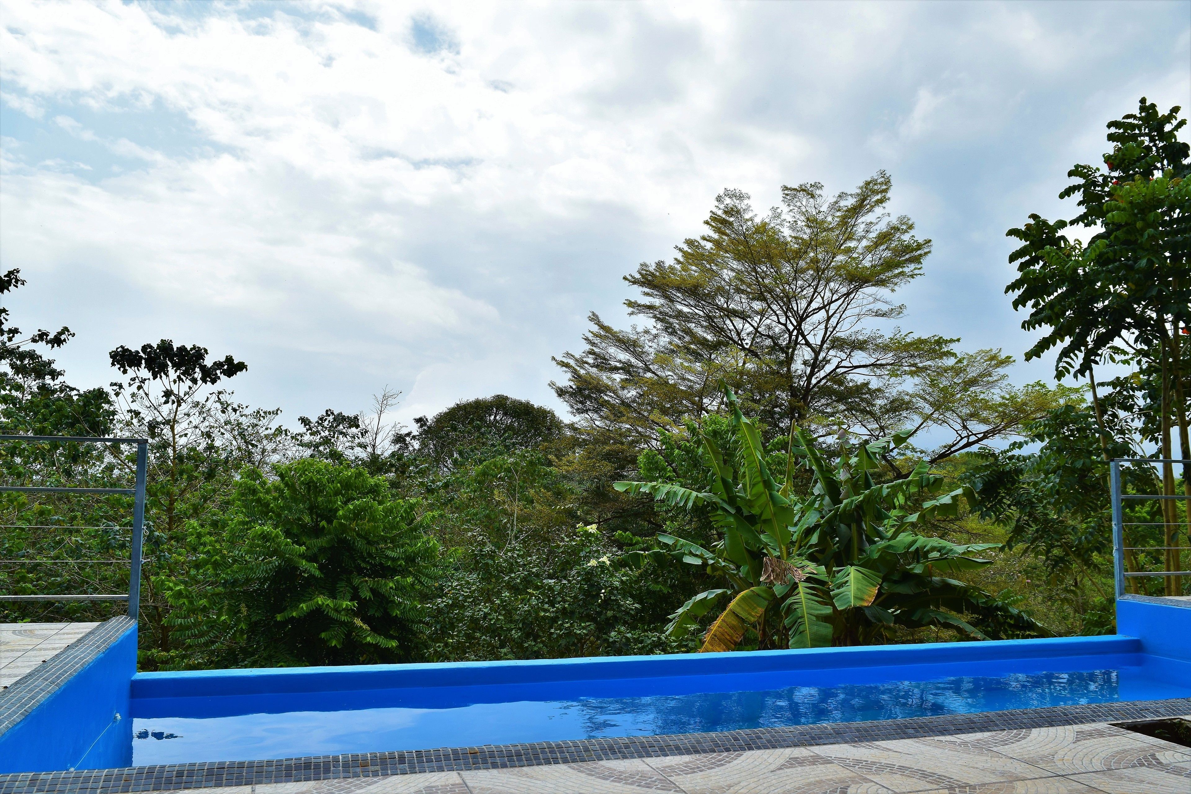 Outdoor pool, an infinity pool