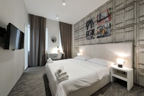 Habitación doble superior, baño privado | Insonorización, wifi gratis y ropa de cama