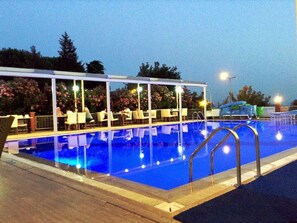 Front of property – evening/night