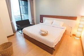 1 Bedroom A 719 | 1 間臥室、遮光布/窗簾、免費無線上網