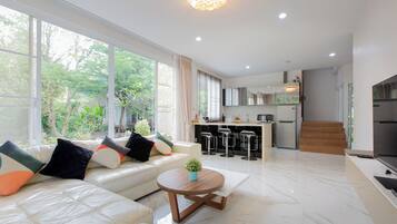 Four-Bedroom Villa | Living room