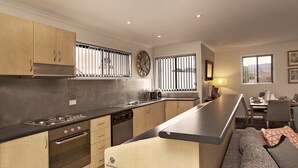 Apartment, 3 Bedrooms | Private kitchen | Espresso maker, fridge, microwave, oven - Silvertrees 4 - McLure Circuit, Jindabyne (Jindabyne)