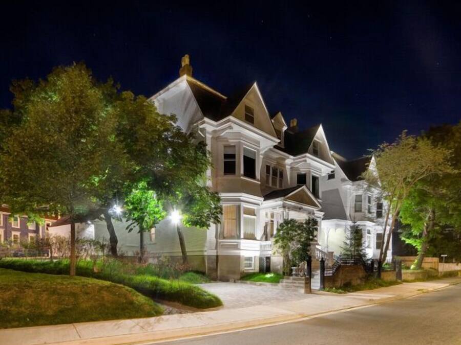 Front of property - evening/night