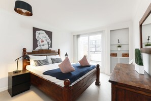 Apartment, Stadtblick, Turm | 1 Schlafzimmer, Bügeleisen/Bügelbrett, Babybetten, Zustellbetten