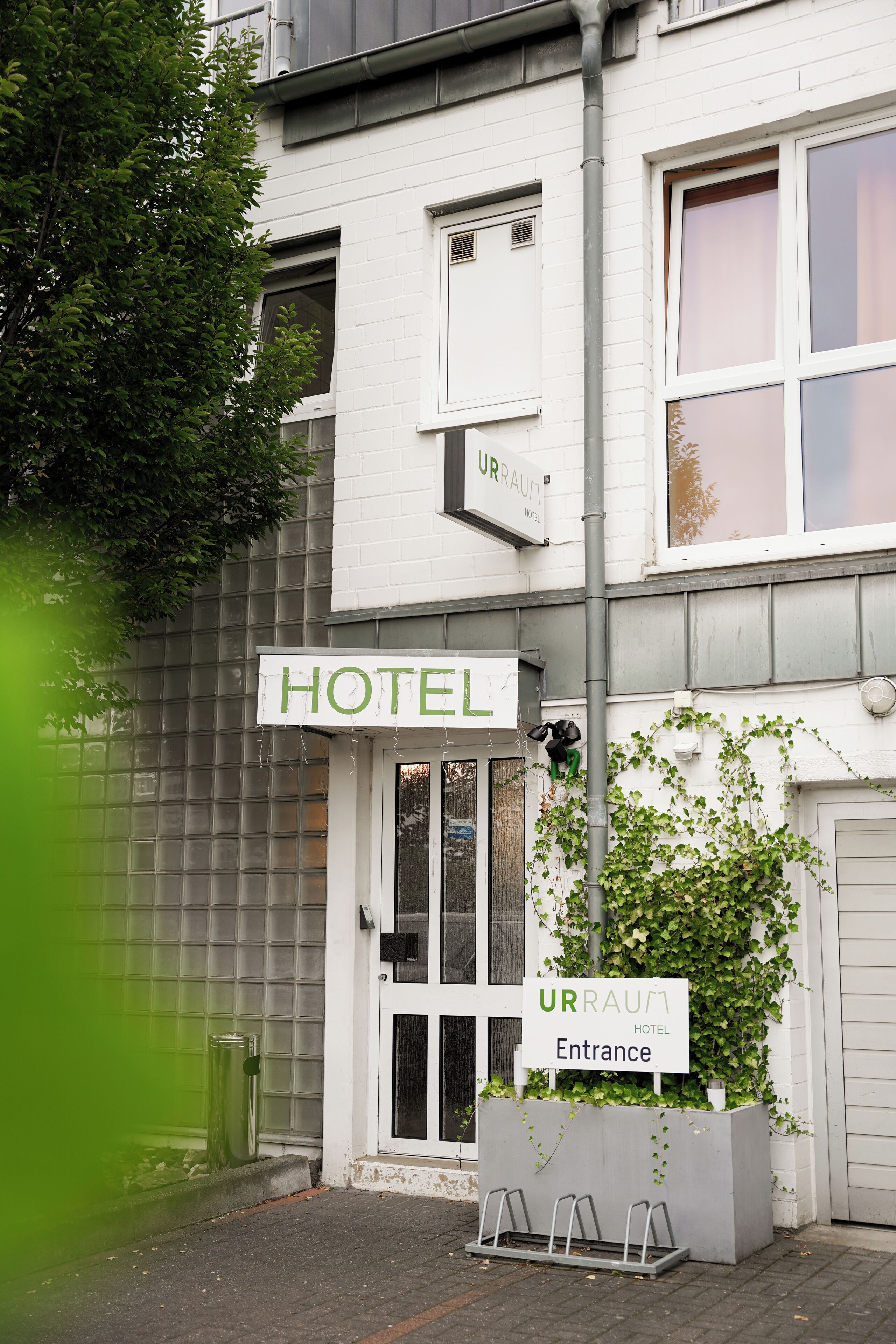 Voorkant van accommodatie