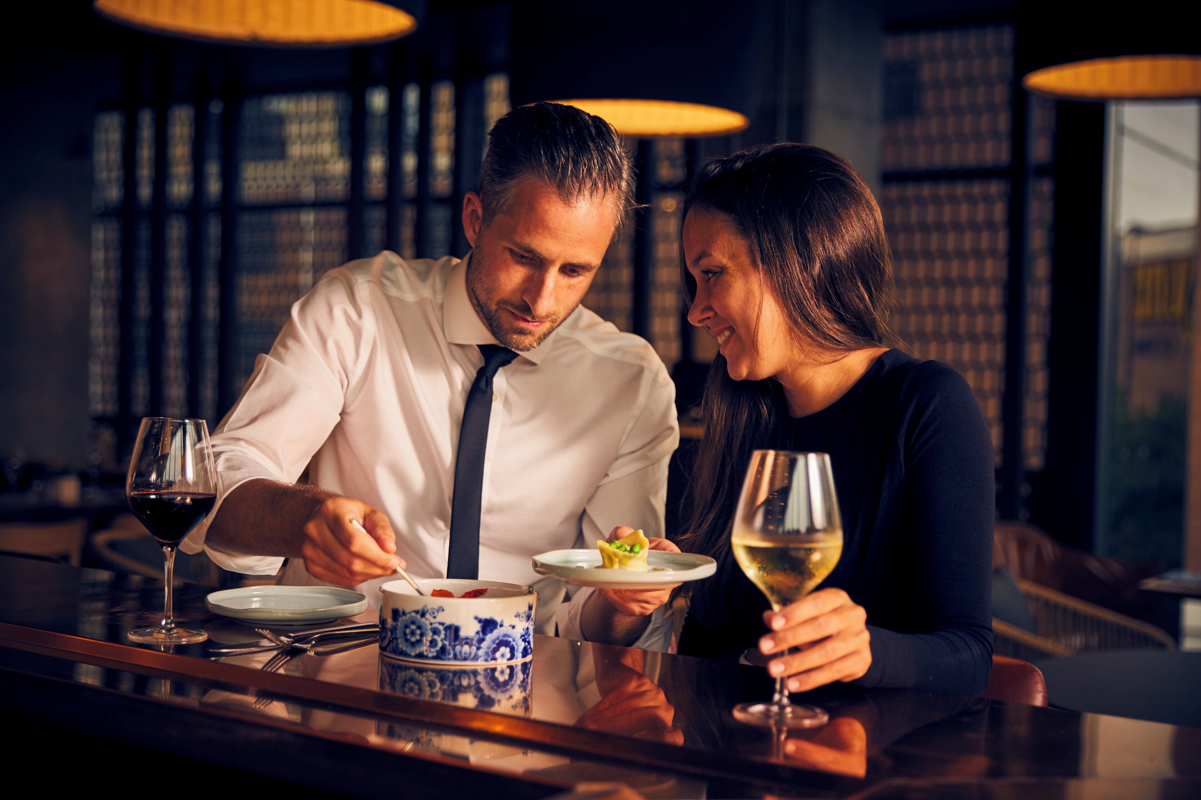 breakfast, lunch and dinner served