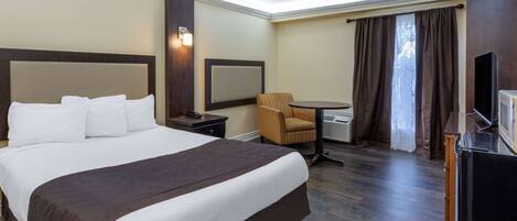 Chambre, 1 grand lit, non-fumeurs | Literie de qualité supérieure, bureau, chambres insonorisées