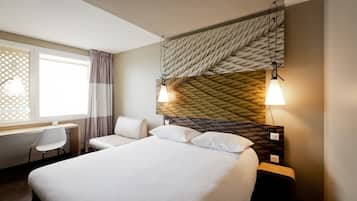 Premium bedding, pillowtop beds, individually furnished, desk