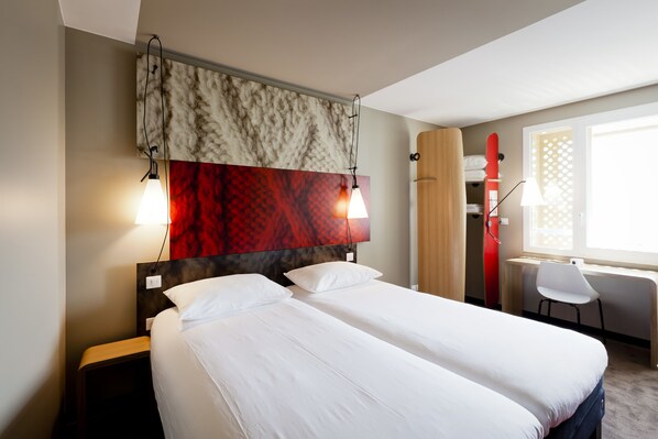 Chambre Standard avec lits jumeaux, 2 lits une place