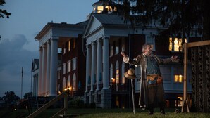 A historic building with classical architecture, including columns and a portico. - The Blackburn Inn and Conference Center (Staunton)