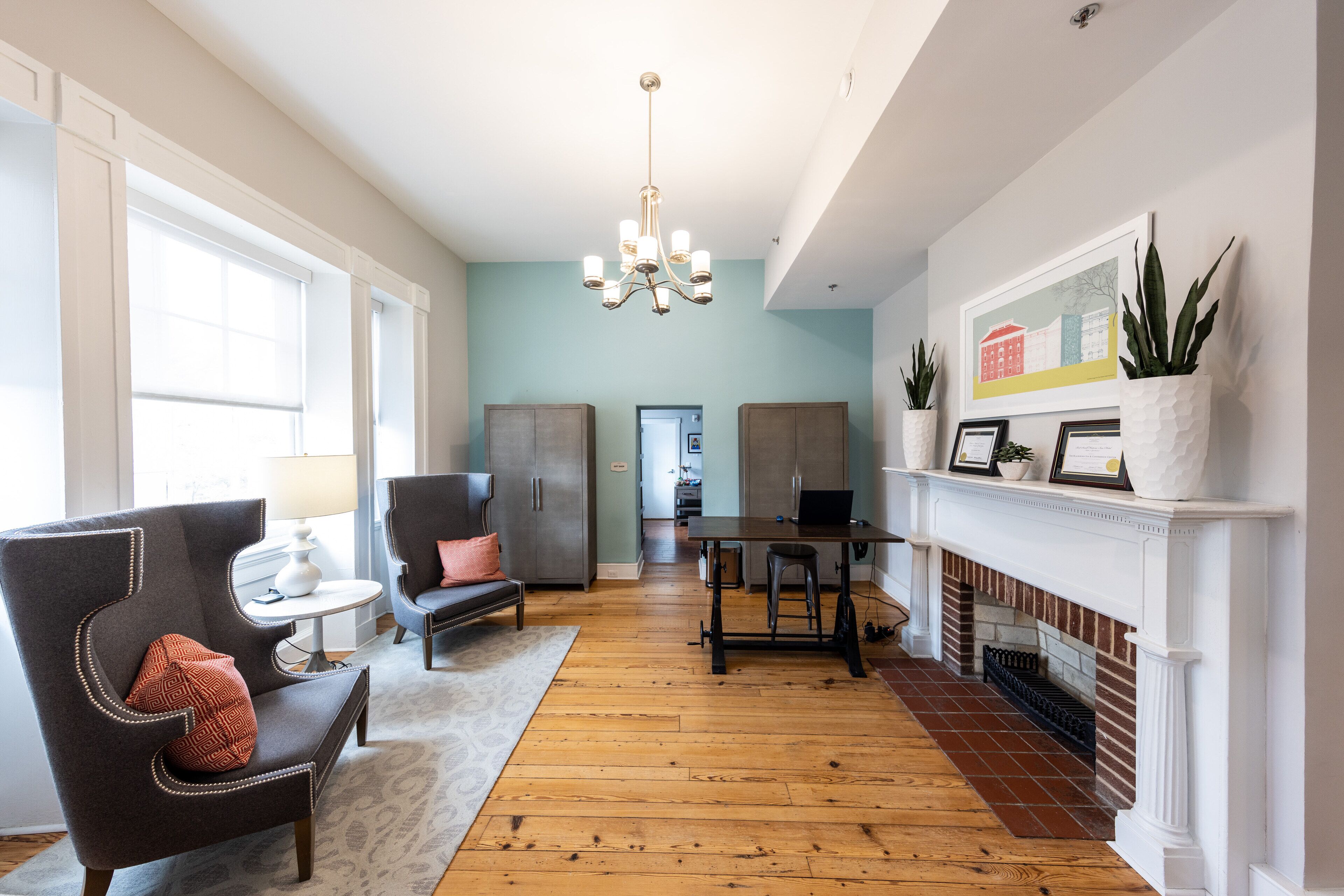 check-in/check-out kiosk