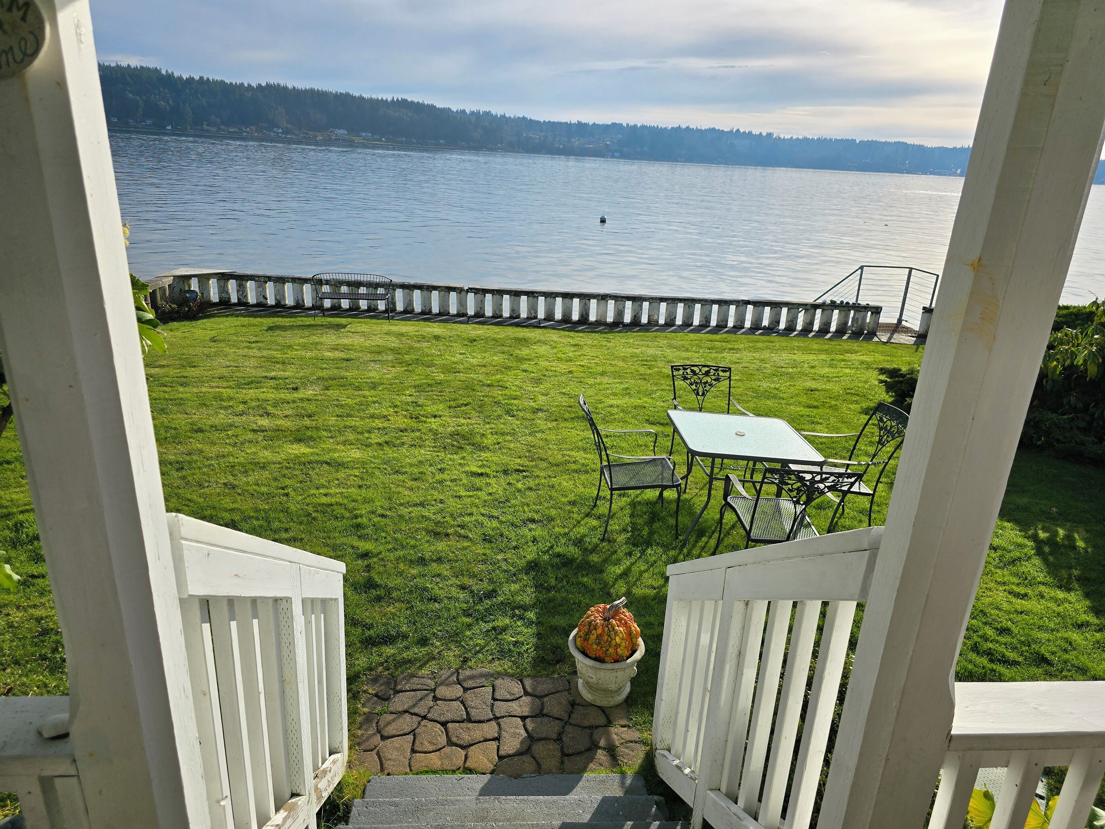 屋外ダイニングエリア