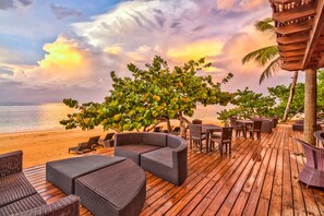 Superior Triple Room, 3 Bedrooms, Ocean View | Terrace/patio