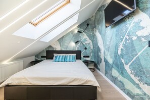 Exclusive-Apartment, 3 Schlafzimmer | 3 Schlafzimmer, hochwertige Bettwaren, Pillowtop-Betten