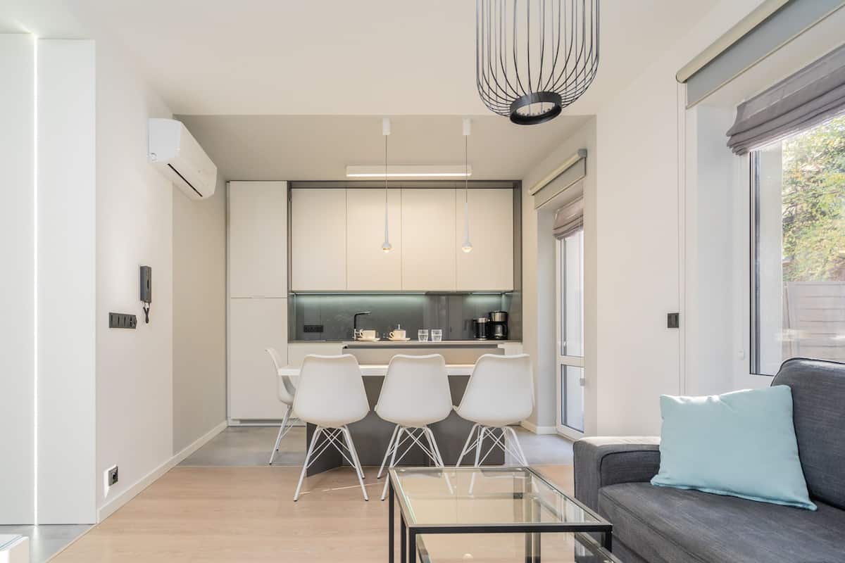 Luxury Apartment, 3 Bedrooms | Living room | 55-inch Smart TV with cable channels, TV, video-game console