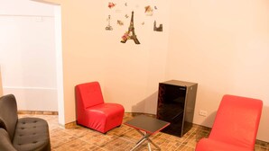 Suite, 1 tweepersoonsbed | Woonruimte | Flatscreentelevisie, Netflix en betaalfilms