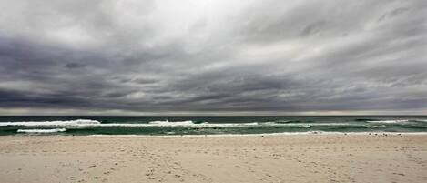 On the beach