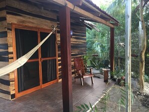 Panoramic Cabin, 1 Double Bed, Lagoon View, Lakeside | Terrace/patio