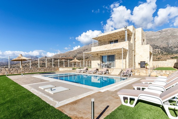 Main facade of the property,Triopetra,Rethymno