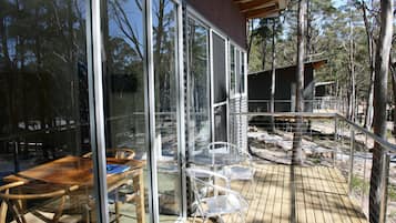 Studio, 1 keskisuuri parisänky, kylpyhuone makuuhuoneen yhteydessä | Parveke