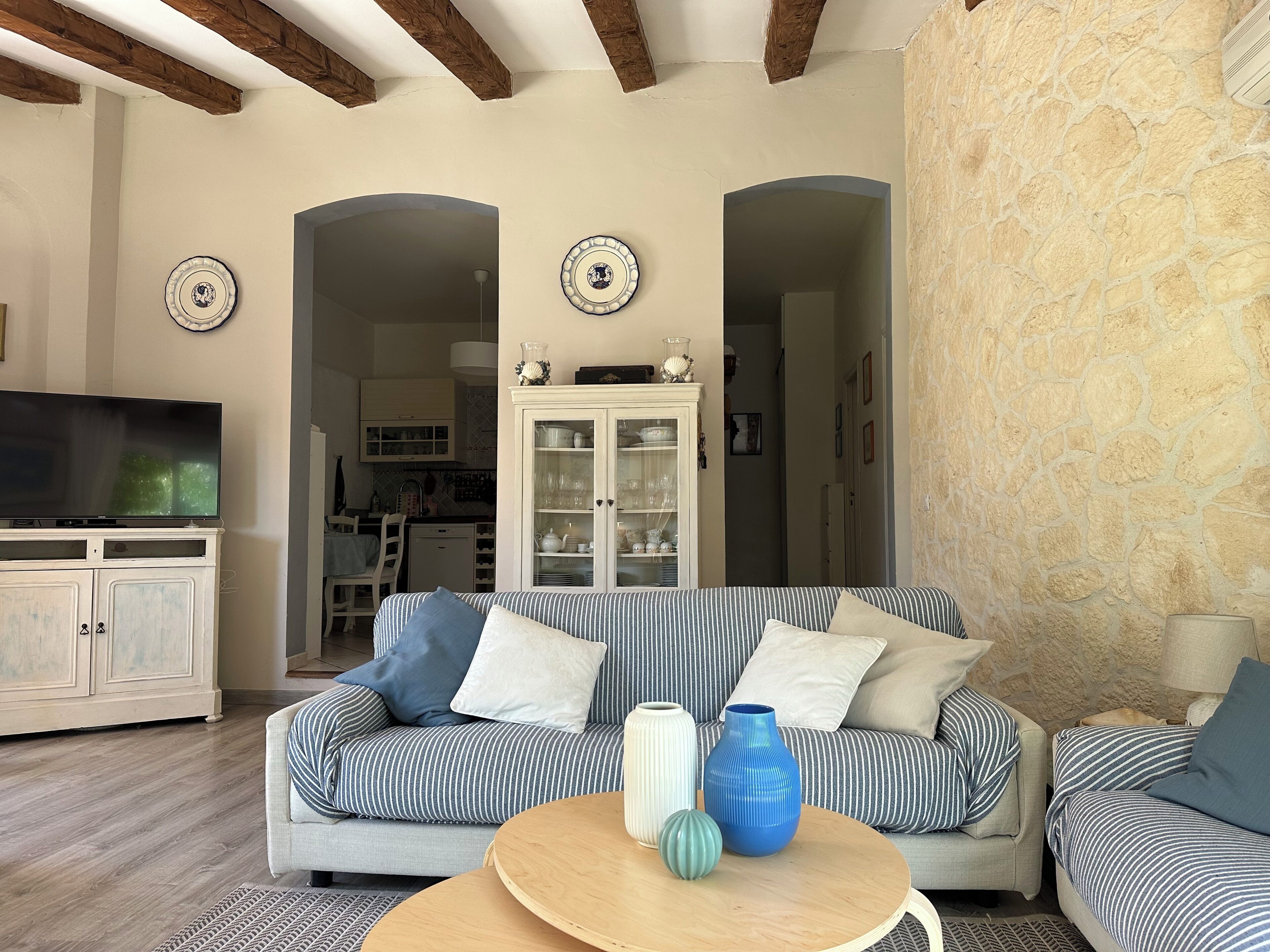 Smart TV, DVD player, books