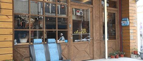 Voorkant van accommodatie