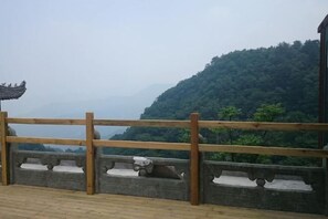 Blick von der Unterkunft