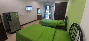 ห้องสแตนดาร์ดทวิน | ผ้าม่านกันแสง, เตียงเสริม/เปล, Wi-Fi ฟรี