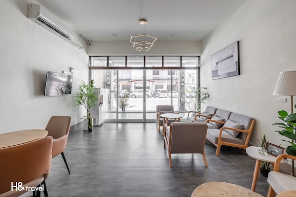 Sitteområde i lobbyen