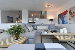 TV, DVD player, stereo