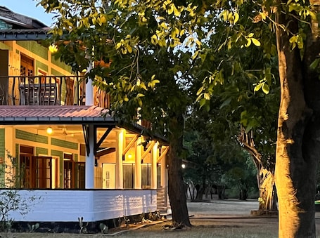 Front of property - evening/night