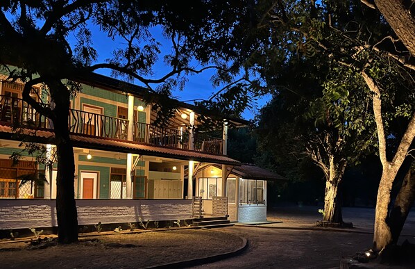 Front of property – evening/night