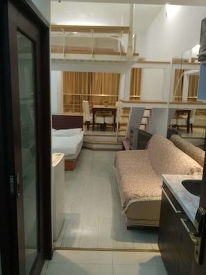 Superior Loft | Minibar, desk, blackout drapes, iron/ironing board