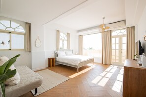 Doppia Grand, 1 letto queen, balcone, vista oceano | Insonorizzazione, Wi-Fi gratuito, lenzuola