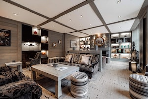 Sala de estar en el lobby