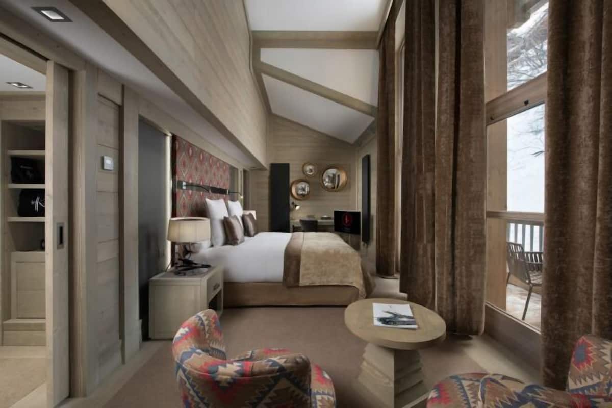 1 slaapkamer, luxe beddengoed, een minibar, een kluis op de kamer