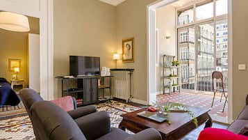 Deluxe appartement, 2 slaapkamers, 2 badkamers (Passeig de Gracia, 51) | Woonruimte