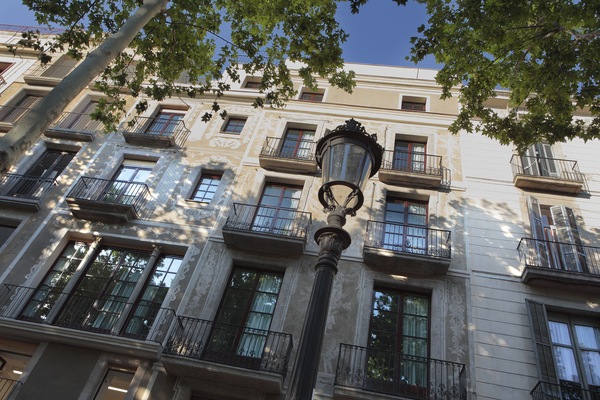 Fachada de la propiedad