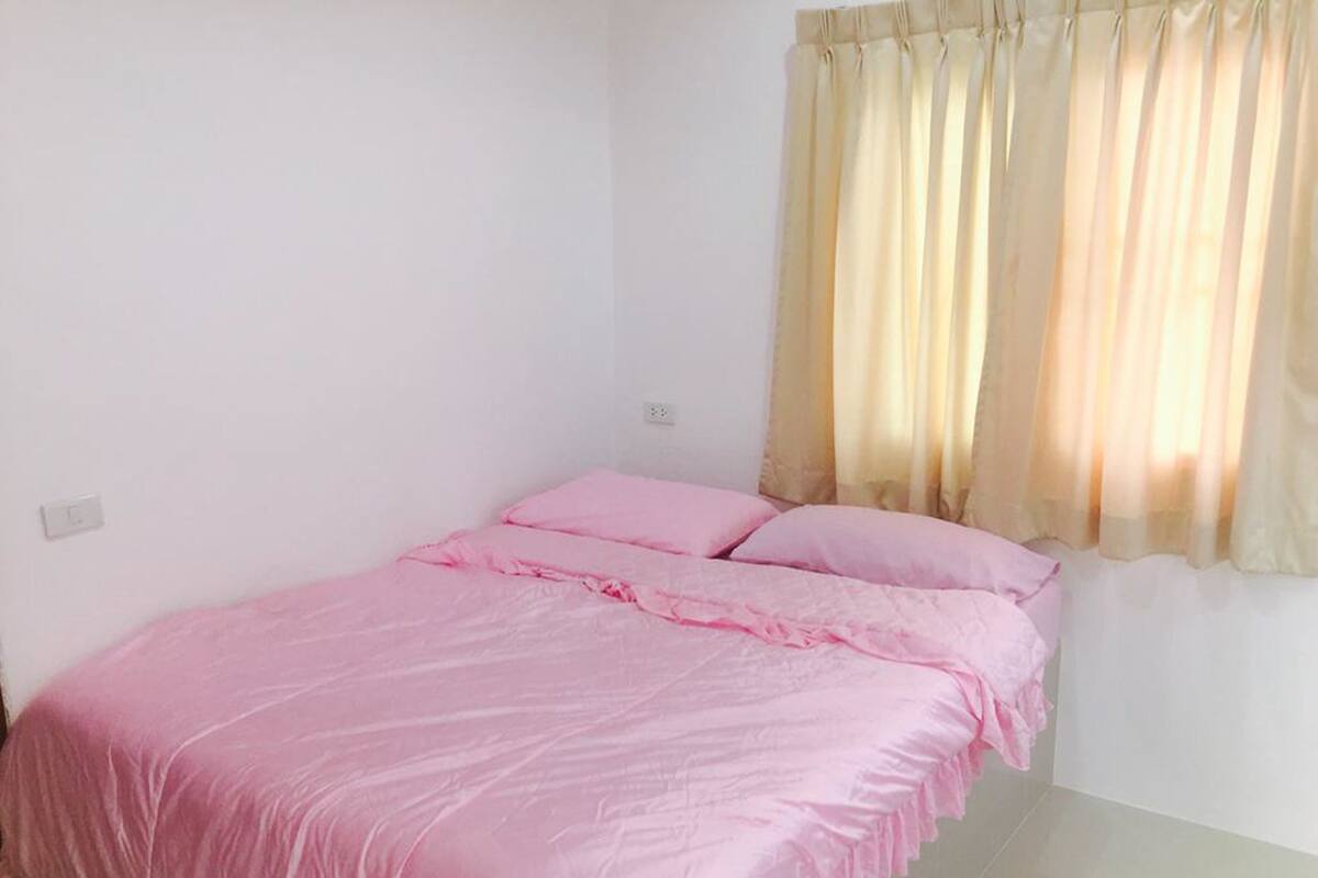Desk, blackout drapes, rollaway beds (surcharge), WiFi (free)