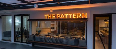 Overnatningsstedets indgangsparti