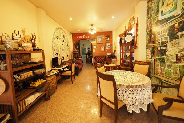 Lobby sitting area
